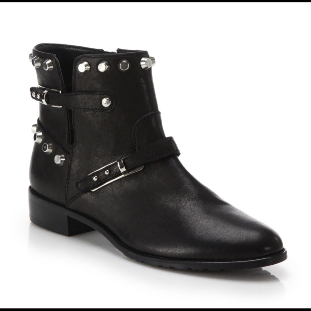 Stuart Weizman Studded Bootie GOWEST Londra Suede Taupe Gray